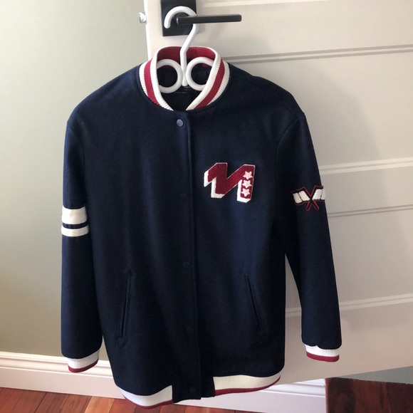 Zara Varsity Jacket - Picture 1 of 6
